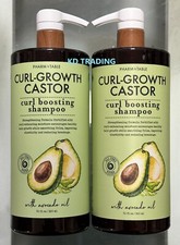(2-Pk) SHAMPOO da PHARM a TABLE CURL-GROWTH CASTOR Botanical Avocado Curl Boosting