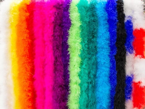Sciarpa molla marabu marabou - sciarpa,