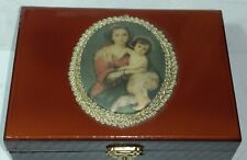 CARILLON MUSICALE CON L'IMMAGINE DELLA MADONNA E GESU BAMBINO ANNI 80