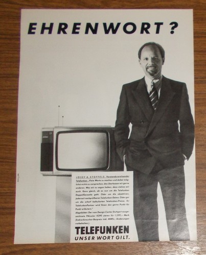 Rara pubblicità telefunken - rara,