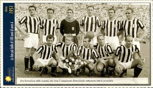 Cartolina calcio formazione