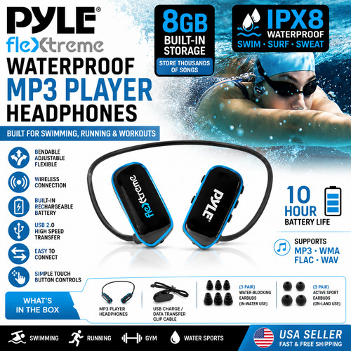 Pyle flextreme cuffie mp3 - cuffie,