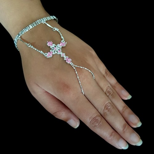Collana mano braccialetto con - collana,