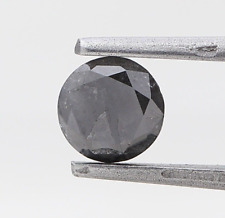 0.58Ct Naturale Diamante Sfuso Rotondo Brillante Taglio Nero