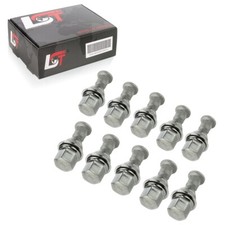 10x PERNI ZIGRINATI CON DADO