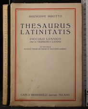 THESAURUS LATINITATIS