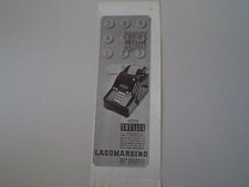 advertising Pubblicità 1941 ADDIZIONATRICE LAGOMARSINO TOTALIA
