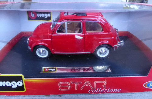 Burago pkw fiat 500 - burago,