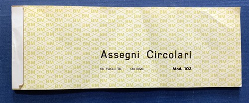 Vintage blocchetto assegni - vintage,