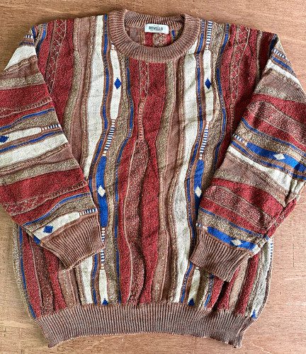 Maglione vintage rovello - maglione, 3d