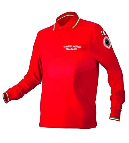 Polo croce colore rossa - polo,