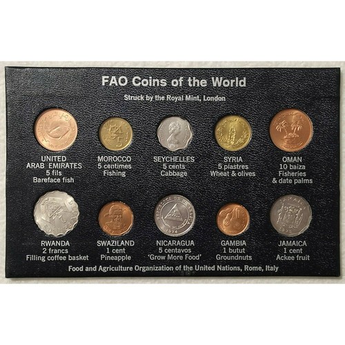 Set monete fao coins the - set,