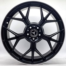 4 cerchi lega nuovi mercedes classe e glc r20 nero bordo diamantato lt005528