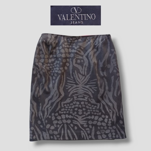 Gonna jeans valentino nera - gonna,