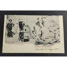 Cartolina   (Scavi di Congiaus)  Miniera di Monteponi - Iglesias