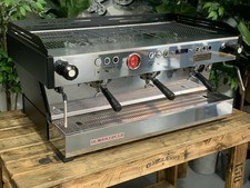 LA MARZOCCO LINEA PB 3 GROUP MACCHINA CAFFÈ ESPRESSO NERO CUSTOM COMMERCIAL BAR