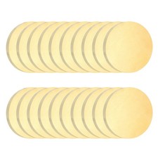 20Pcs Piastra Rotonda Ottone