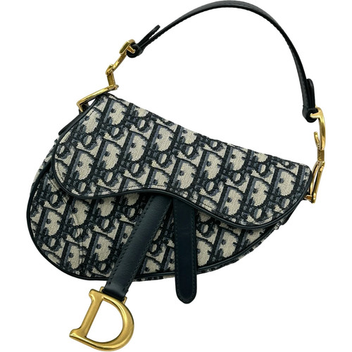 Dior saddle navy canvas - saddle,