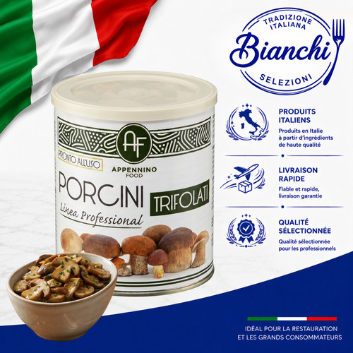 Funghi porcini trifolati 780g - funghi,