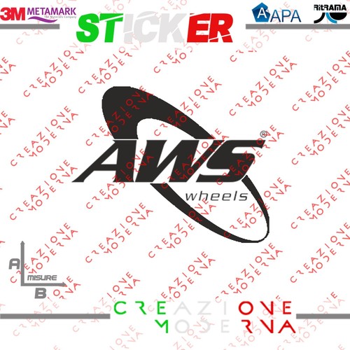 Adesivo sticker aws misure - aws,