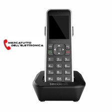TELEFONO CORDLESS TECDESK MODEL 5 FUNZIONA CON TUTTE LE SIM SENZA LINEA FISSA