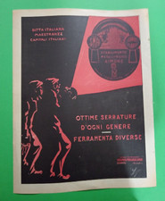 PUBBLICITA'   1921 STABILIMENTO METALLURGICO AIMONE CASAPINTA SMA FERRAMENTA
