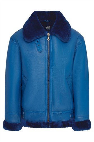 Uomo blu montone aviatore - da,