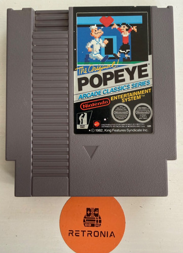 Carrello gioco popeye nintendo - gioco,