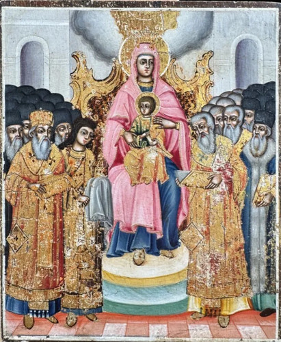 Bella icona russa antica
