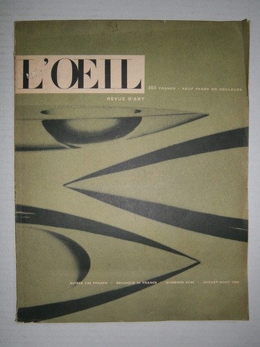 Oeil revue art numeros - l'oeil,