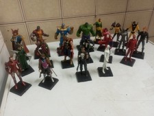 eaglemoss marvel Lotto 20 Statuine In Piombo Spiderman Hulk Colosso Goblin