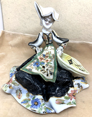 Statuetta ceramica firmata - statuetta,