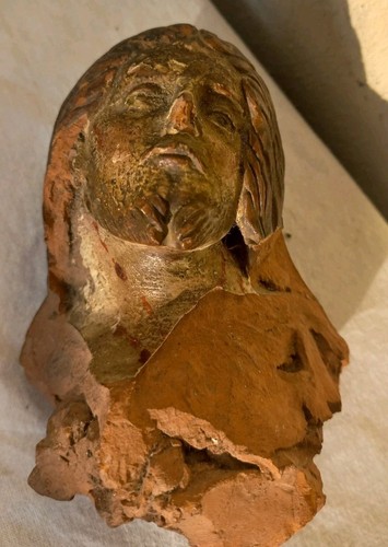 Antico frammento terracotta - in,