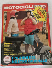 Motociclismo 5 1984 - Vespa Automatica 125 - Suzuki A V 700 1200 - Gilera RX 125