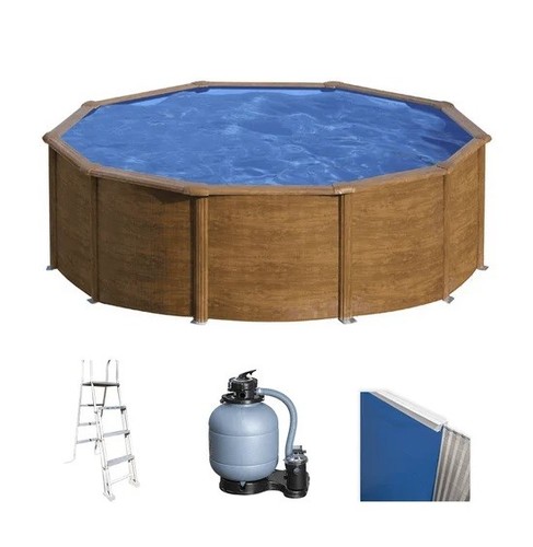 Piscina gre fuoriterra rotonda - piscina,