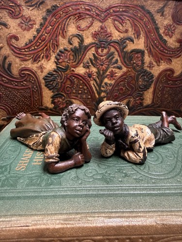 Coppia statuine bronzo - di,
