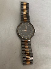 LONGINES Conquest Alarm Quartz originale cassa titanio oro 33mm NON funzionante