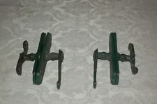 Due maniglie per balcone, ottone, da sverniciare, Vintage