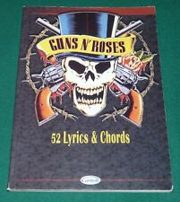 GUNS N'ROSES 52 LYRICS & CHORDS - CARISCH - RARO LIBRO