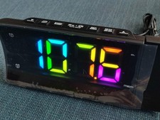 Radiosveglia Digitale da Comodino Sveglia con Proiettore Soffitto Multifunzione