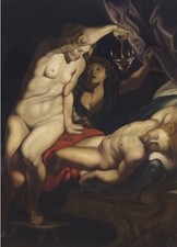 quadro olio su tela  Amore e