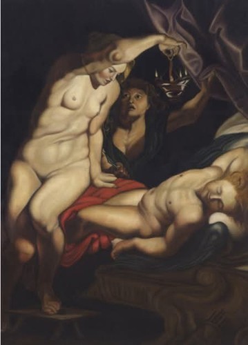 Quadro olio tela amore e - tela,