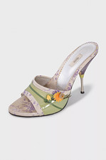 Mules Prada vintage "Ramage Pratolina Azalea" taglia 40,5