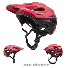 Casco bici ONeal Trailfinder Split V.23 rosso nero all mountain bike trail 