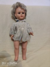 Bambola bachelite, no marca, Made in Italy. Anni 60. Alta 44 cm.