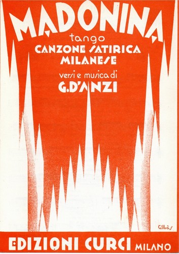 Spartito musicale madonina - spartito,