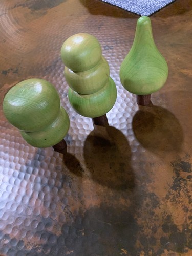 Unico set alberi in legno - alberi,