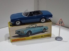 DINKY TOYS 1423 CABRIOLET 504 PEUGEOT CONDIZIONI OTTIME SCATOLA ORIGINALE