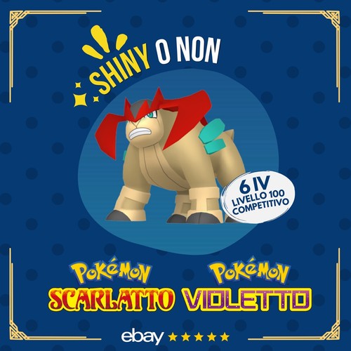 Terrakion shiny non 6 iv - 6,