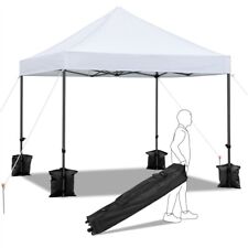 Gazebo 3x3 M Pieghevole Tendone Impermeabile Richiudibile Telescopico con Borsa